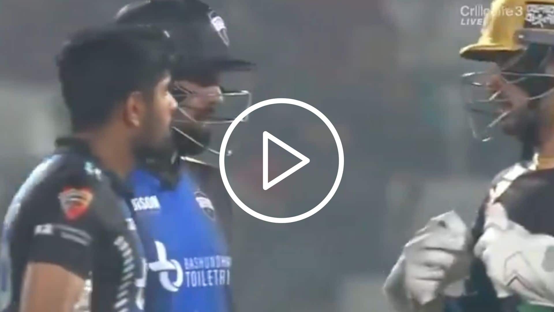 [Watch] Angry & Frustrated Babar Azam 'Abuses' Durdanto Dhaka Wicketkeeper In BPL 2024